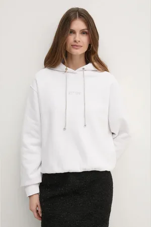 Guess Bluza damska kolor z kapturem z aplikacją W5RQ00 KBY51