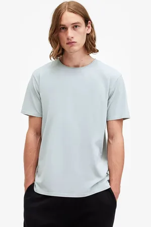 AllSaints T-shirt bawełniany BODEGA SS CREW męski kolor gładki M026JB