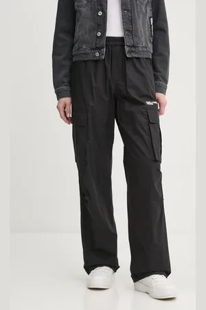 Karl Lagerfeld Spodnie damskie kolor proste high waist A1W10062