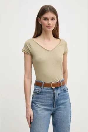 Sisley T-shirt damski kolor