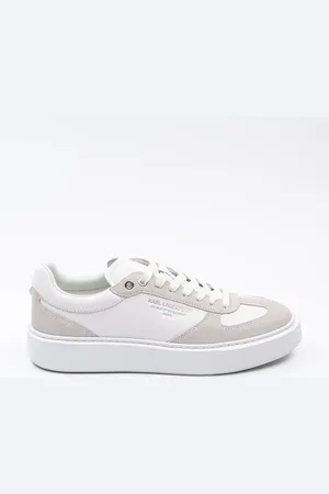 Karl Lagerfeld Sneakersy skórzane MAXI KUP RSG kolor KL52235