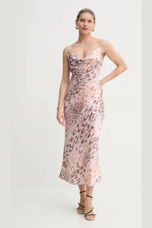 Guess Sukienka kolor maxi prosta