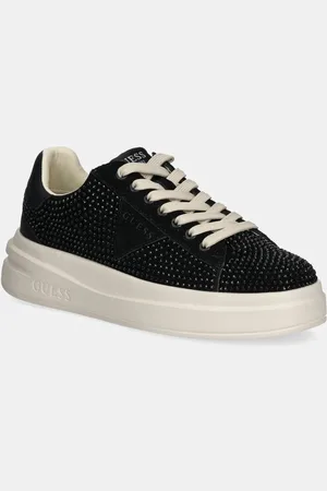 Guess Sneakersy skórzane ELBINA kolor FLPELB SUE12