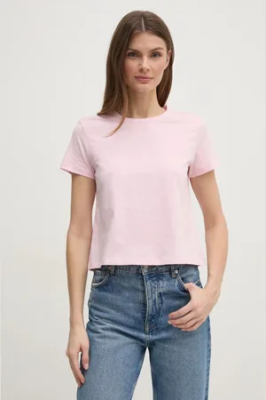 Sisley T-shirt bawełniany damski kolor