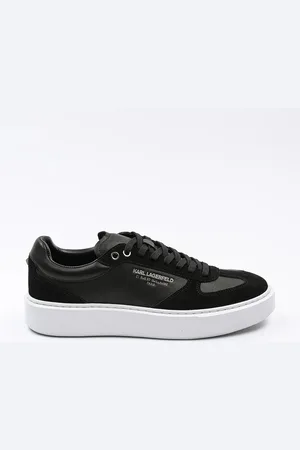 Karl Lagerfeld Sneakersy skórzane MAXI KUP RSG kolor KL52235