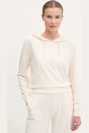 Guess Bluza MONICA damska kolor z kapturem wzorzysta V5RQ21 KCLG2