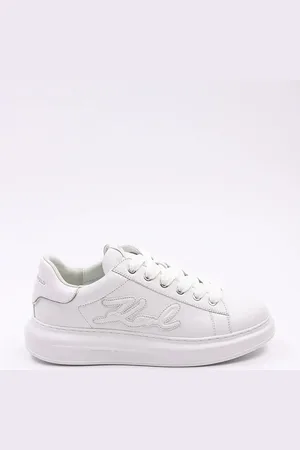 Karl Lagerfeld Sneakersy skórzane KAPRI MENS kolor KL52511K