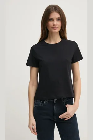 Sisley T-shirt bawełniany damski kolor