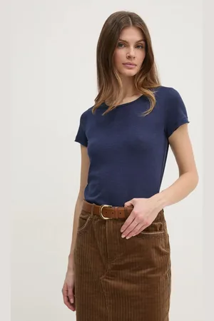 Sisley T-shirt damski kolor