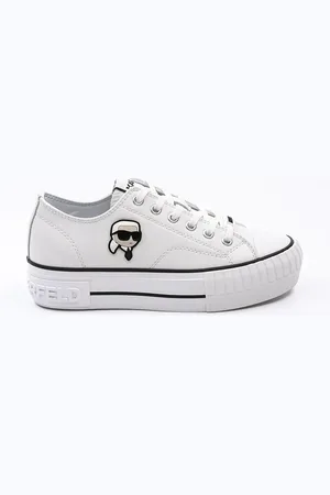 Karl Lagerfeld Tenisówki skórzane KAMPUS MAX NFT damskie kolor KL60425T