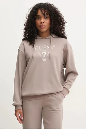 Guess Bluza ROBERTA damska z kapturem z aplikacją V5RQ11 KC3D2