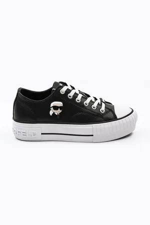 Karl Lagerfeld Tenisówki skórzane KAMPUS MAX NFT damskie kolor KL60425T