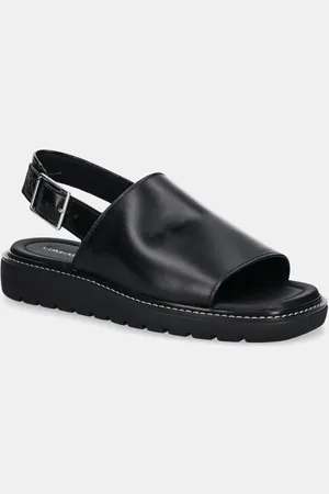 Calvin Klein Sandały SQ MOLDED SANDAL SLING MG LTH damskie kolor YW0YW01711