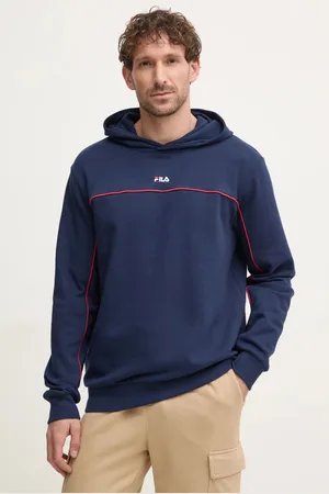 Fila Bluza Latrobe męska kolor z kapturem gładka FAM0783