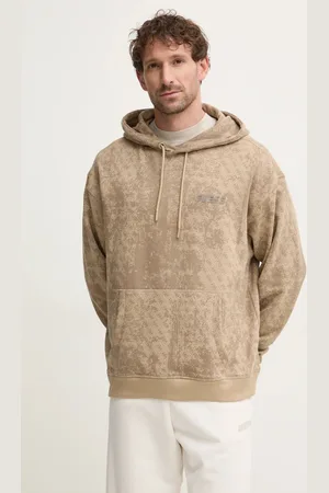 Guess Bluza bawełniana GOTAM męska kolor z kapturem wzorzysta Z5RQ16 K9YI1