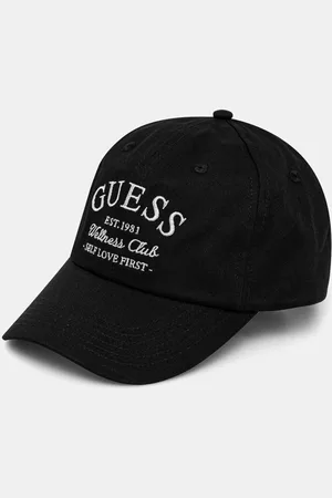 Guess Czapka z daszkiem bawełniana LUREX kolor z aplikacją V5RZ03 WFKN0