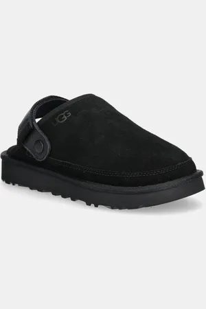 UGG Klapki zamszowe Goldencoast Clog II męskie kolor 1166915-BLK