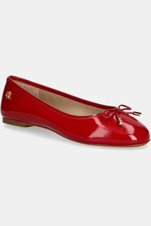 Ralph Lauren Baleriny skórzane Jayna kolor 802956765002
