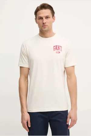 GANT T-shirt bawełniany męski kolor z nadrukiem 2003292