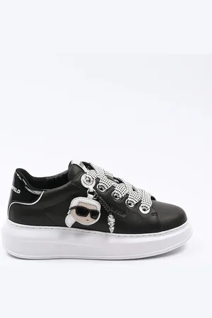 Karl Lagerfeld Sneakersy skórzane KAPRI kolor KL62576T