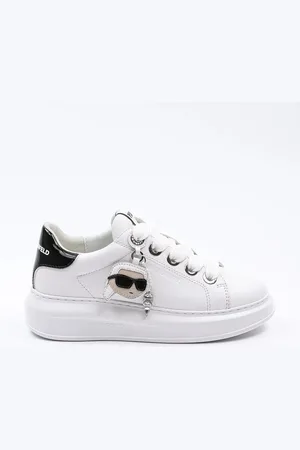 Karl Lagerfeld Sneakersy skórzane KAPRI kolor KL62576T