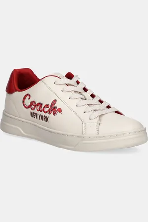 Coach Sneakersy skórzane High Line kolor CZ360