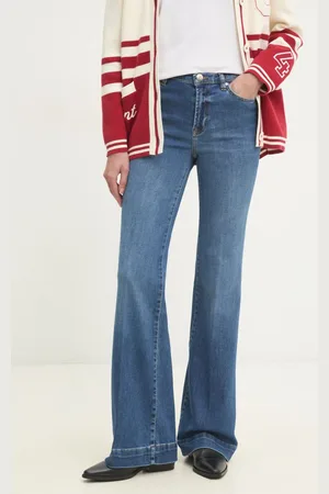Oui Jeansy damskie high waist 90911