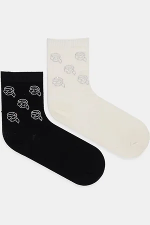 Karl Lagerfeld Skarpetki 2-pack damskie kolor A1W47103