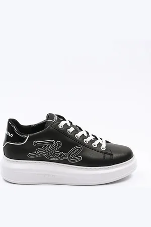 Karl Lagerfeld Sneakersy skórzane KAPRI kolor KL62511A