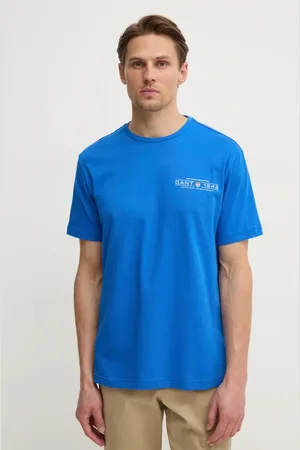 GANT T-shirt bawełniany męski kolor z nadrukiem 2044017