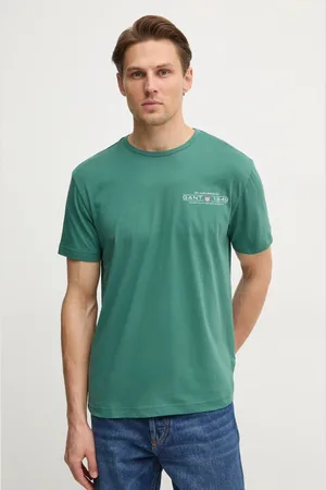 GANT T-shirt bawełniany męski kolor z nadrukiem 2044017