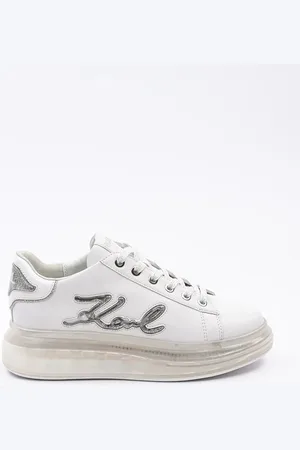 Karl Lagerfeld Sneakersy skórzane KAPRI KUSHION kolor KL62610H