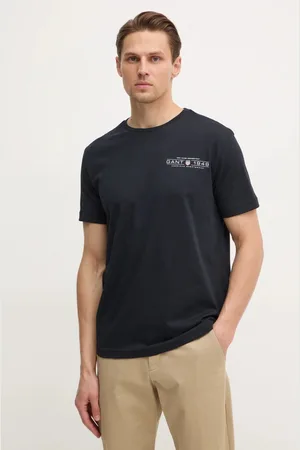 GANT T-shirt bawełniany męski kolor z nadrukiem 2044017