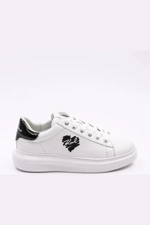 Karl Lagerfeld Sneakersy skórzane KAPRI MENS kolor KL52515V