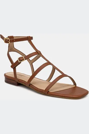 Ralph Lauren Sandały skórzane Everley Gldr damskie kolor 802959977003