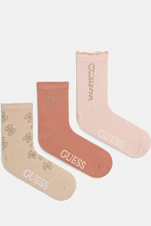 Guess Skarpetki RHINESTONES 3-pack damskie kolor O5RG07 KBZU0