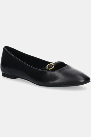 Kurt Geiger Baleriny skórzane Flexi Ballerina kolor 3942400109