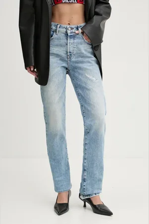 Diesel Jeansy 1989 D-MINE L.32 TROUSERS damskie high waist A12337.09L31