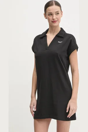 DKNY Sukienka kolor mini prosta DP5D4890