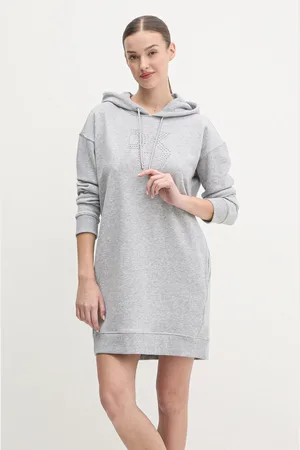 DKNY Sukienka kolor mini prosta DP5D4884