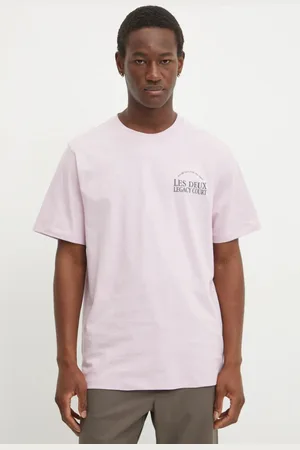 Les Deux T-shirt bawełniany męski kolor z nadrukiem LDM101204