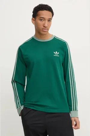 adidas Longsleeve 3-Stripes męski kolor wzorzysty JD0540