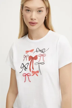 Abercrombie & Fitch T-shirt bawełniany damski kolor KI157-4343