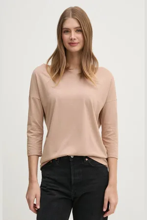 Sisley Longsleeve damski kolor 3QU4L12EE