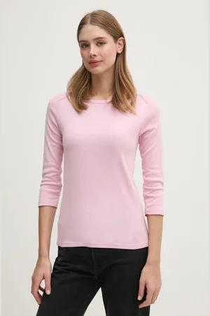 Benetton Longsleeve bawełniany kolor 3GA2E16A1