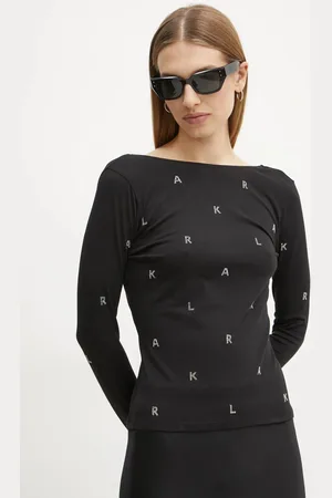 Karl Lagerfeld Longsleeve damski kolor odkryte plecy A1W17075