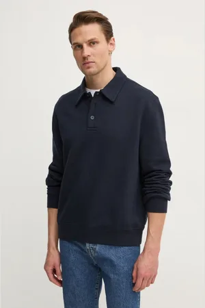 Filippa K Bluza męska kolor gładka 31166