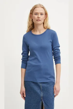 Benetton Longsleeve bawełniany kolor 3GA2E16F9