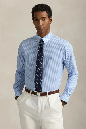 Ralph Lauren Koszula męska kolor slim z kołnierzykiem button-down 710929344