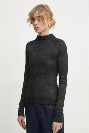 G-Star Longsleeve bawełniany kolor z półgolfem D25069-D799